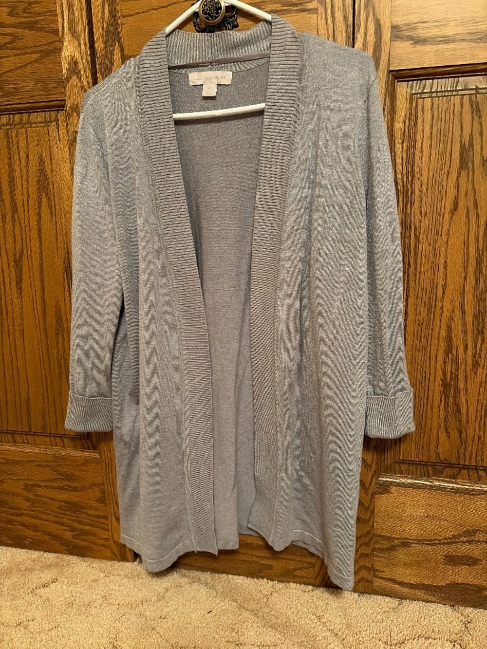 Grey cardigan